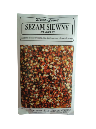 Sezam siewny na kiełki 160g DIET-FOOD sezam siewny kiełki