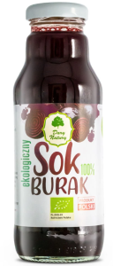 Sok burak ekologiczny 100% 270ml Dary Natury burak sok