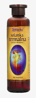 Solanka termalna jodowo bromowa do kąpieli 950ml Zabłocka  skóra łuszczyca nawilżenie odprężenie