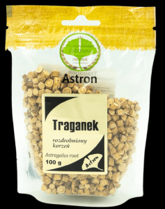Traganek korzeń rozdrobniony 100 g Astron odporność osłabienie przemęczenie