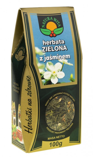 Herbata zielona z jaśminem 100g Natura wita