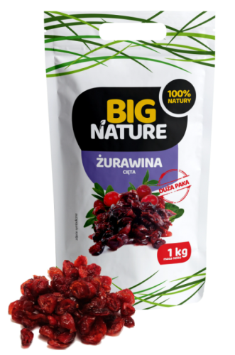 Żurawina cięta 1kg  Big Nature