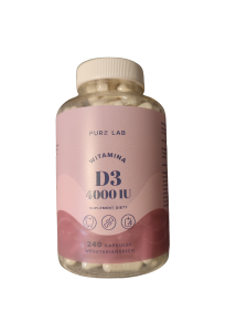 Pure Lab Witamina D3 4000 IU kapsułki 240 szt. Kości mięśnie