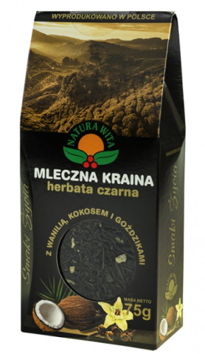 Mleczna kraina herbata czarna 75g Natura Wita