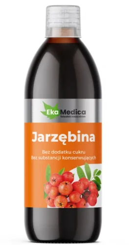 Jarzębina sok 500ml EkaMedica odporność skóra kości