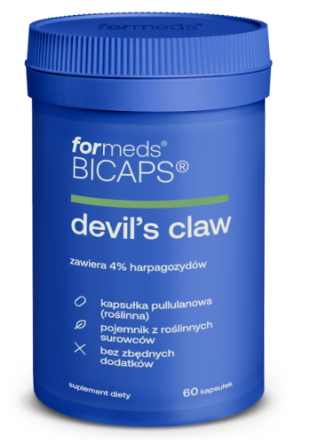 BICAPS devil's claw 60 kap Formeds Trawienie