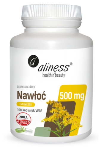 Nawłoć (Solidago virgaurea L) ekstrakt 10:1 500mg nerki układ moczowy