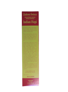 Ziołowe świece Indian Hopi 6 szt uszy przeziębienie
