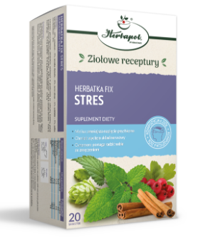 Herbatka fix STRES Herbapol układ nerwowy stres zmęczenie