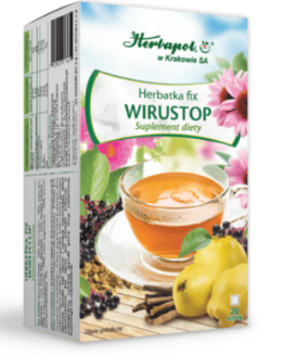 Herbatka fix WIRUSTOP gardło krtań drogi oddechowe