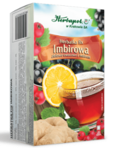 HERBATKA fix IMBIROWA układ pokarmowy poziom cukru