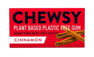 Gumy do żucia o smaku cynamonowym z ksylitolem 15 g (10 gum) Chewsy