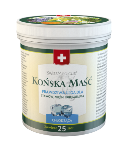 Maść Końska Chłodząca SwissMedicus HerbaMedicus 250ml stawy mięśnie