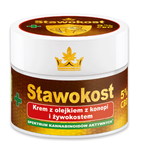 Stawokost-krem z olejkiem z konopi i żywokostem 150ml Asepta  stawy mięśnie