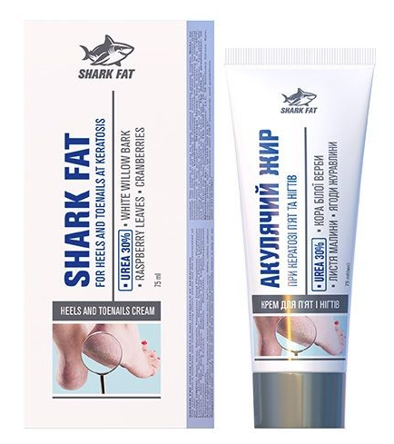 Krem Do Pięt Na Rogowacenie Tłuszcz Rekina Mocznik 30% 75ml Aram pięty skóra