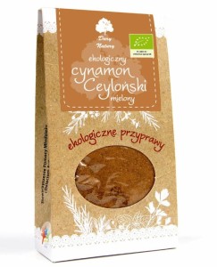 Cynamon cejloński mielony Dary Natury 50g eko 100%