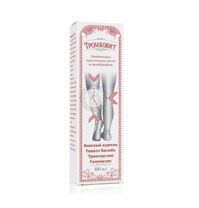 TROMBOFIT krem-balsam pielęgnujący na zmęczone nogi ze zmianami naczyń krwionośnych 100ml