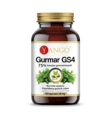 Gurmar GS4 YANGO 60kapsułek kontrola apetytu, prawidłowy poziom cukru