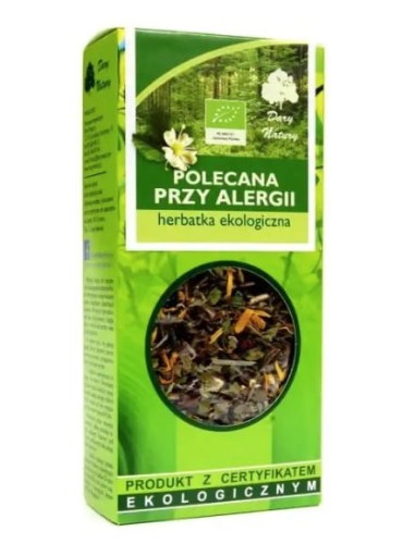 Polecana przy alergii herbatka ekologiczna 50g Dary Natury