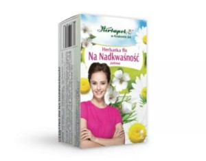 Herbata Na Nadkwaśność FIX 20 saszetek Herbapol na niestrawność, wzdęcia i odbijanie