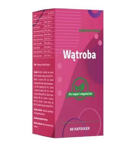 Sprawna Wątroba 60 kapsułek Polskie Centrum Farmaceutyczne wspomaganie zdrowia wątroby, trawienia i oczyszczania organizmu