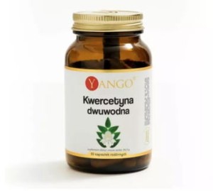 Kwercetyna dwuwodna 90 kapsułek YANGO z perełkowca japońskiego opóźnianie procesów starzenia się komórek