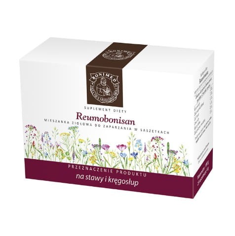 Reumobonisan mieszanka ziołowa w saszetkach 100g (25x4g) Bonimed na stawy i kręgosłup