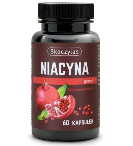 Niacyna granat 60 kapsułek Skoczylas utrzymanie prawidłowego metabolizmu energetycznego