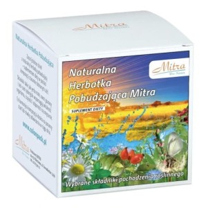 Naturalna herbatka pobudzająca Mitra 60g (30x2g) na poranny start lub odświeżenie w ciągu dnia