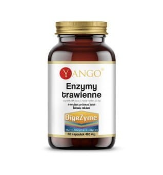 Enzymy trawienne 60 kapsułek YANGO wspomaga procesy trawienne