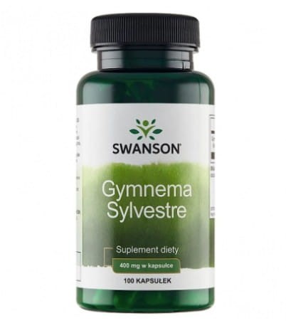 Gymnema Sylvestre 400mg 100 kapsułek Swanson utrzymuje prawidłowy poziom glukozy we krwi