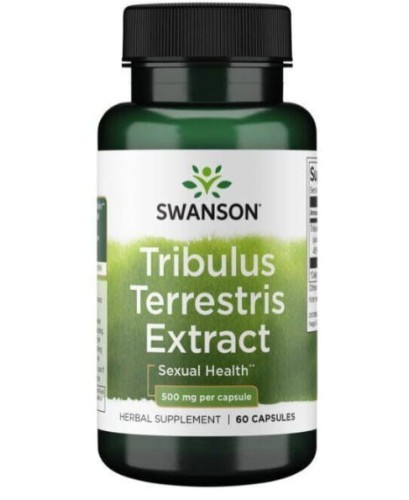 Tribulus Terrestris extract 60 kapsułek Swanson wspiera problemy z układem krążenia i układem moczowym