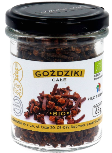 Goździki całe BIO 65g Pięć Przemian 100% Bezglutenowe Sri Lanka