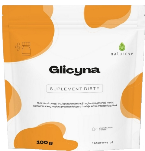 NATUROVE Glicyna 100g Układ Nerwowy Mięśniowy GLICYNA