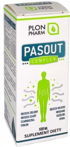 PASOUT COMPLEX 100ml Plon Pharm Pasożyty Robaki Odrobaczenie Jelita Trawienie