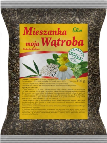 Mieszanka Moja Wątroba 100g Na wątrobę FLOS