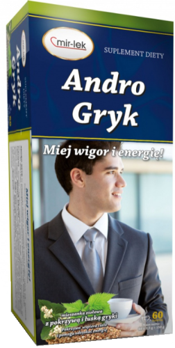 Andro – Gryk dla Mężczyzn Prostata na prostatę 60sztx2,5g Mir – Lek Energia Wigor