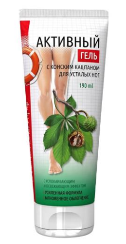 Ratownik kasztanowiec nr.540 135ml  zmęczone nogi pajączki obolałe nogi obrzęki