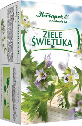 ZIELE ŚWIETLIKA fix 20szt x 1,5g ŚWIETLIK Herbapol Euphrasia officinalis