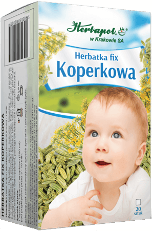 Herbatka fix KOPERKOWA 20sztx2g na bolący brzuszek Ułatwiająca trawienie KOPEREK 100%