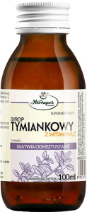 Syrop TYMIANKOWY z witaminą C 100 ml Wyciąg z ziela tymianku Herbapol