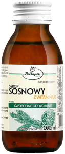 Syrop SOSNOWY 100ml Wyciąg z pąków sosny  10% witamina C  Herbapol