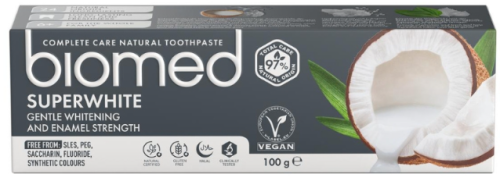 Pasta do zębów WYBIELAJĄCA 100g Olej Kokosowy Ekstrakt z Ananasa Wrażliwe zęby