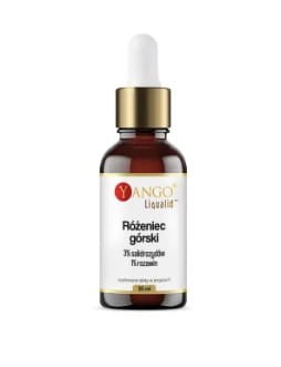 Różeniec górski w kroplach 30ml YANGO adaptogen, stymulacja układu nerwowego, sprawność fizyczna i umysłowa