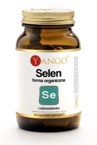Selen forma organiczna 90 kapsułek YANGO układ odpornościowy, włosy, paznokcie, tarczyca