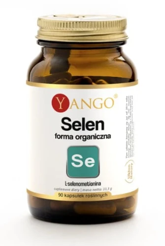 Selen forma organiczna 90 kapsułek YANGO układ odpornościowy, włosy, paznokcie, tarczyca