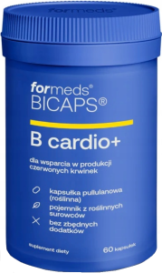 FORMEDS Kompleks Witamin B Cardio+ B12 B6 B9 Folian 60 kapsułek