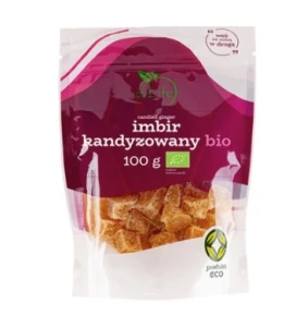Imbir kandyzowany bio 100g BioLife produkt eko