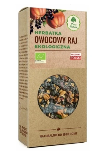 Owocowy raj herbatka ekologiczna 100g Dary Natury