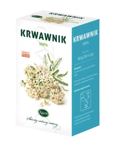 Krwawnik 100% fix 30x2g Kawon herbatka w saszetkach Wspomaga trawienie